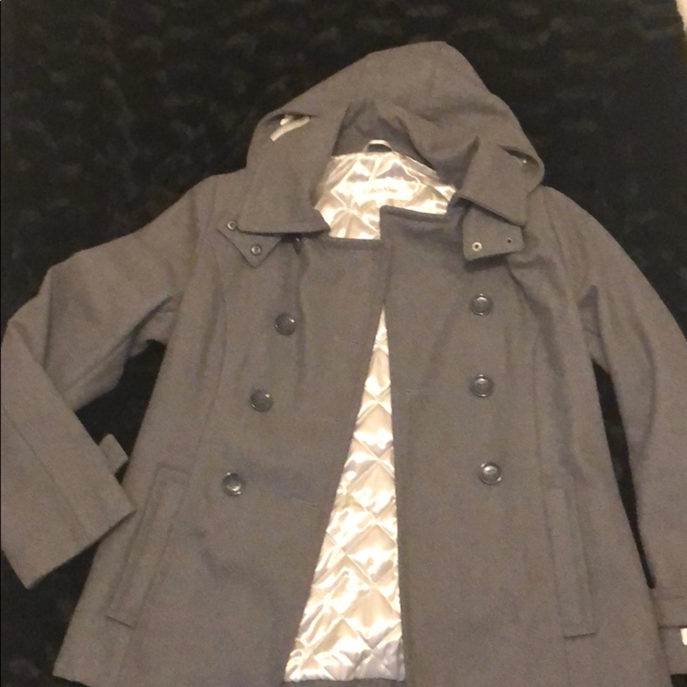 Gray Peacoat - image 1